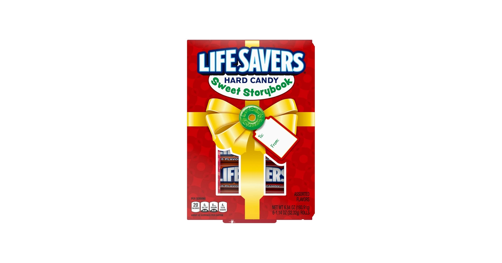 Amazon.com : LIFE SAVERS FIVE FLAVOR HARD CANDY CHRISTMAS 6.84