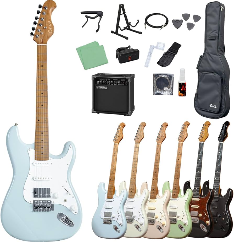 Amazon | Eris. Nestia エレキギター初心者セット SSH コイルタップ