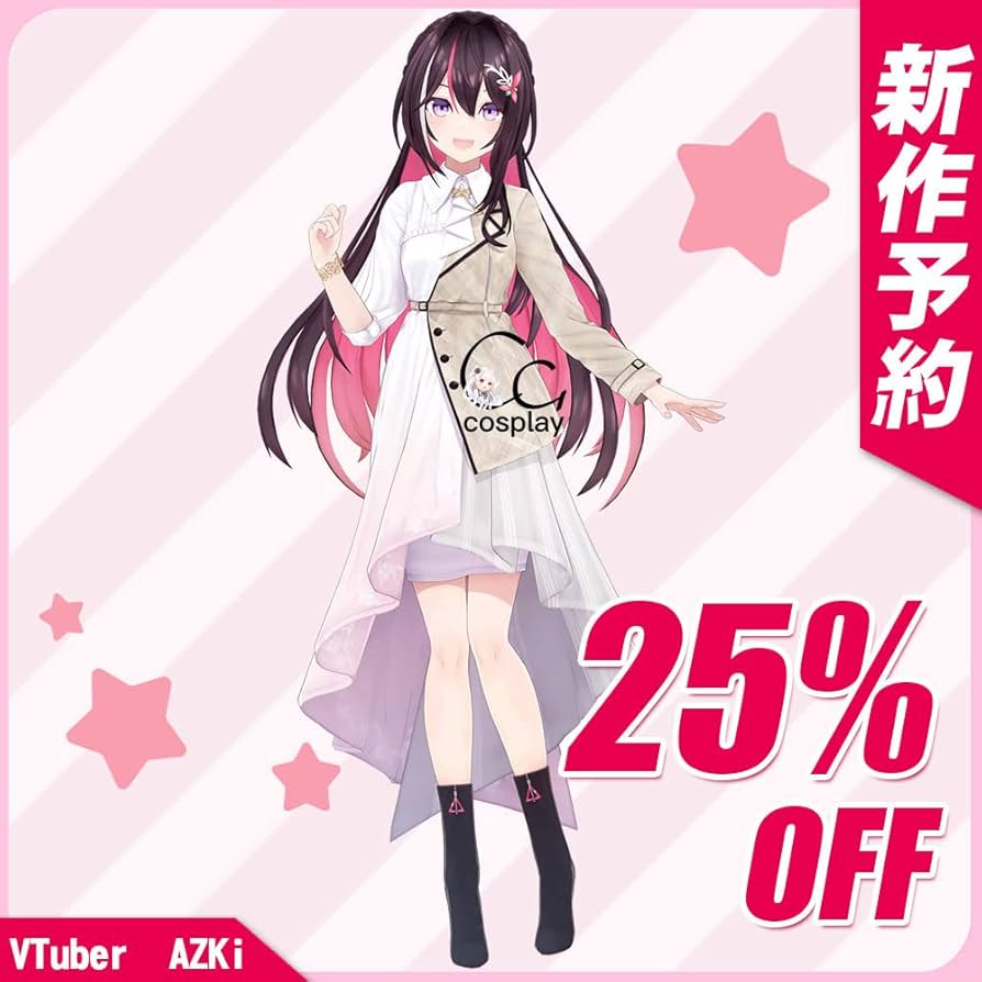 Amazon.co.jp: CGcosplay VTuber AZKi（あずき）コスプレ衣装 用 撮影