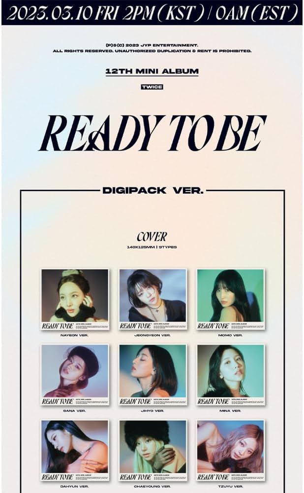 Amazon.co.jp: トゥワイス TWICE - READY TO BE [Digipack Ver