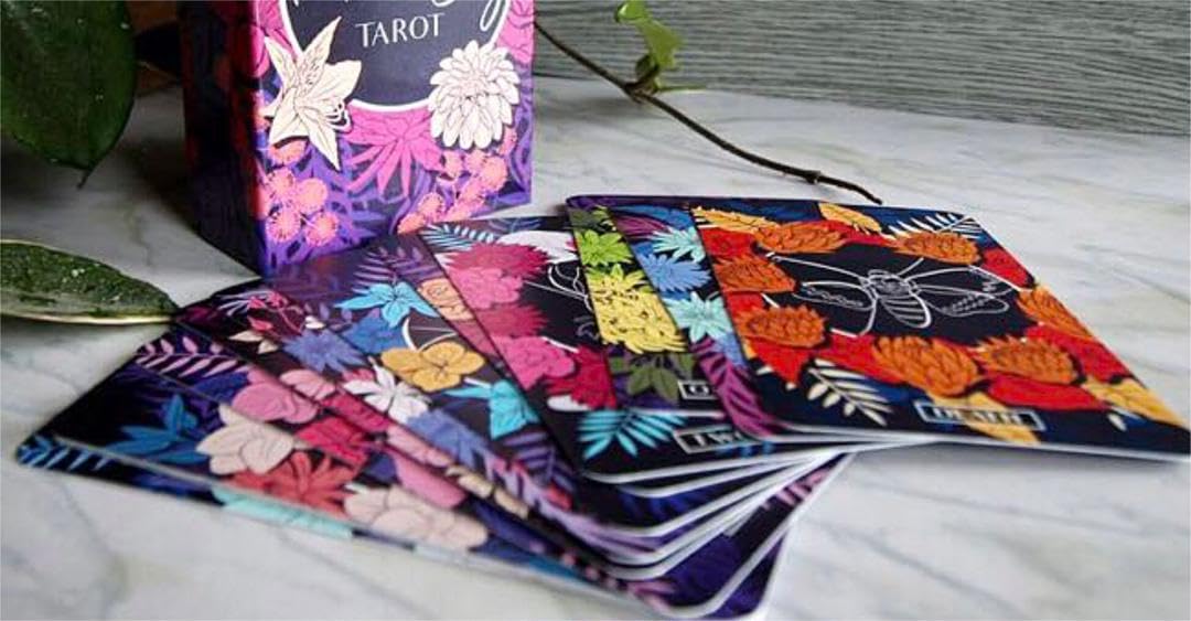 Amazon | 植物とお花エレガントなタロットカード オラクルカード