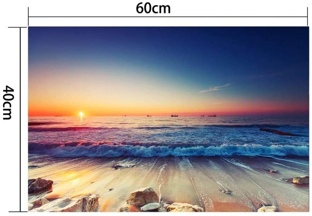 Amazon.co.jp: Potooart 海の景色 夜明けの海 綺麗な日の出 ポスター