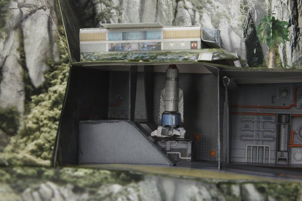 Amazon.co.jp: サンダーバード秘密基地・超リアル模型付き ～全長50cm