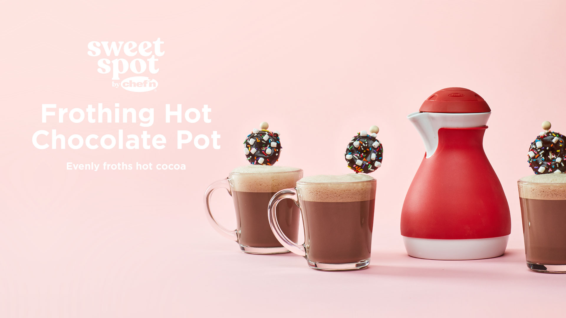 Amazon.com: Chef'n Sweet Spot Frothing Hot Chocolate Pot : Grocery