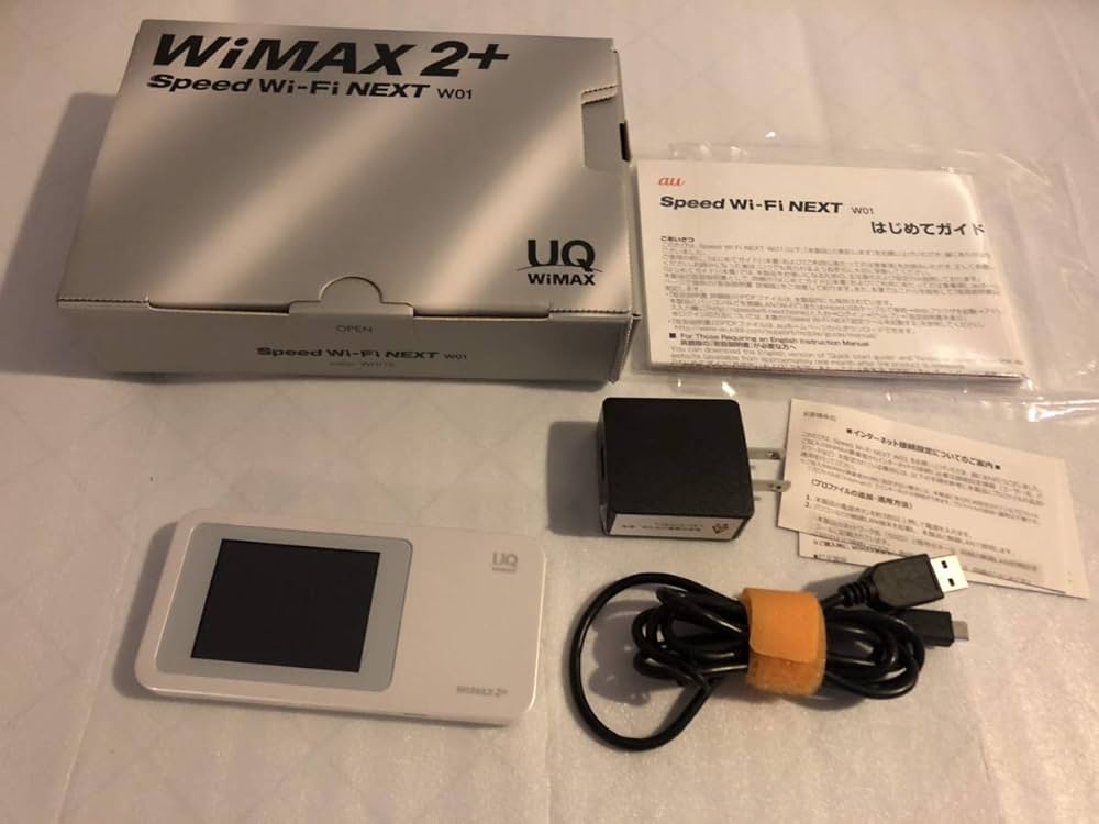 Amazon | Speed Wi-Fi NEXT WiMAX 2＋ W01 ホワイト HWD31SWU | UQ