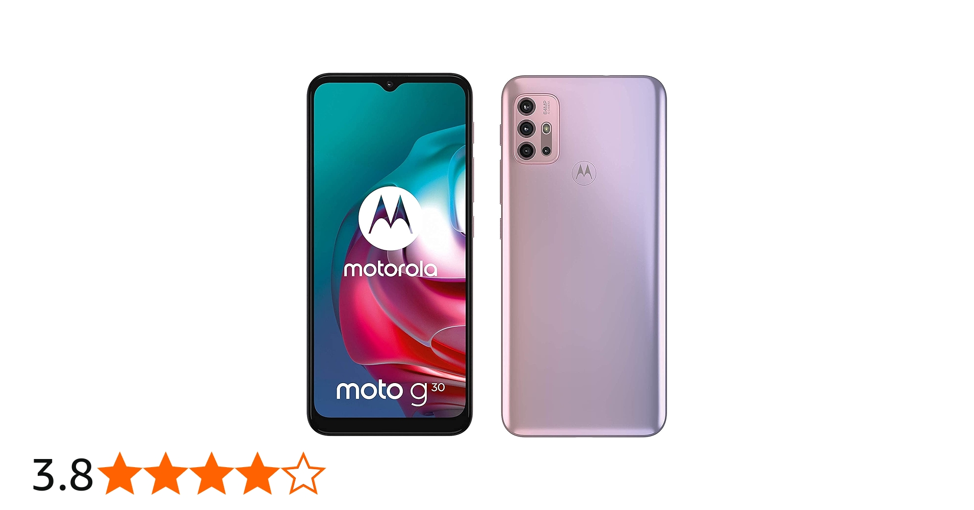 Motorola moto g30 (Pastel Sky) 128GB+4GB RAM 4G SIM Free Unlocked