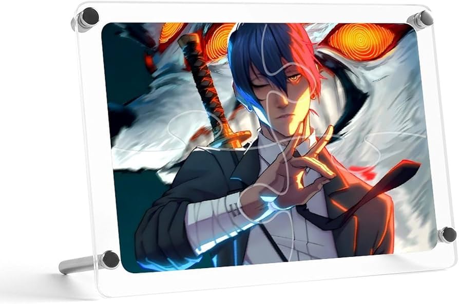 Amazon.co.jp: パズルフレーム 17x12cm アクリル チェンソーマン 早川