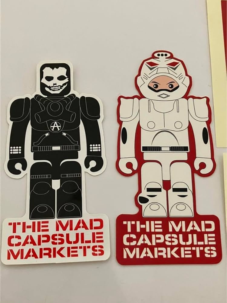 Amazon.co.jp: マッドカプセルマーケッツ ステッカー 4枚 : おもちゃ
