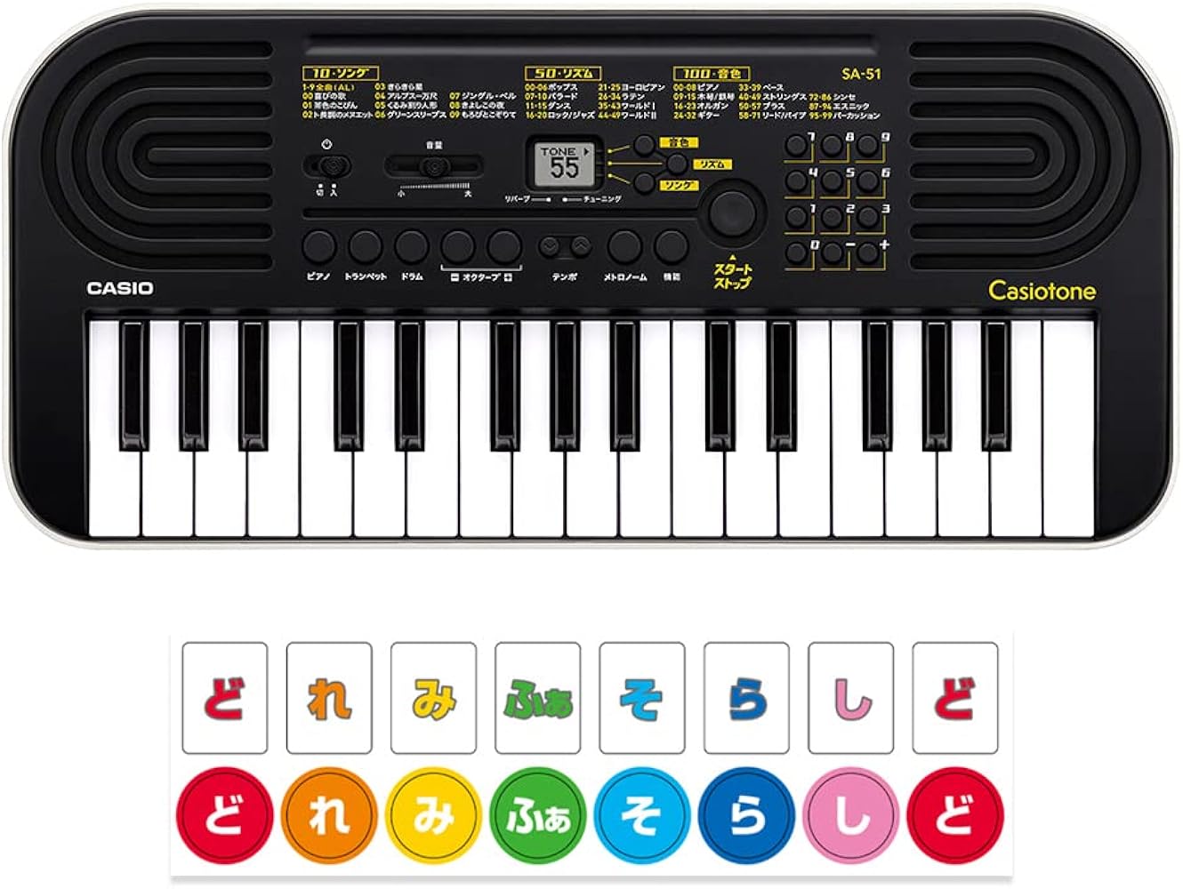 Amazon.co.jp: カシオ CASIO SA-51 Casiotone 32ミニ鍵盤 電子ミニ