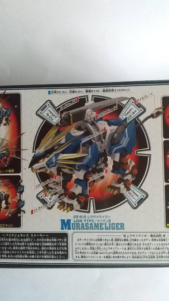 Amazon.co.jp: Zoid GZ-010 Murasame Liger 1/72 Tommy : Hobbies