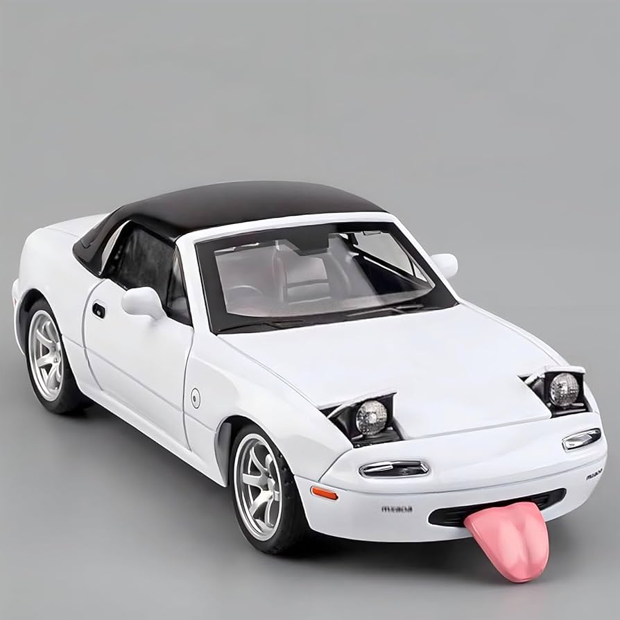 Amazon.com: Mzexoma Miata MX5 Toy Car 1/32 Diecast Model Cars, Car