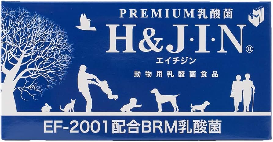 Amazon | エイチアンドジン (H&JIN) Premium乳酸菌 H&JIN 動物用 90包