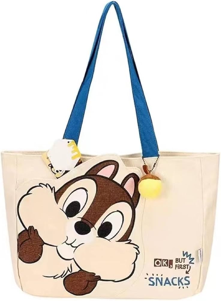 Amazon.co.jp: チップとデール トートバッグ 買い物バッグ ショルダー