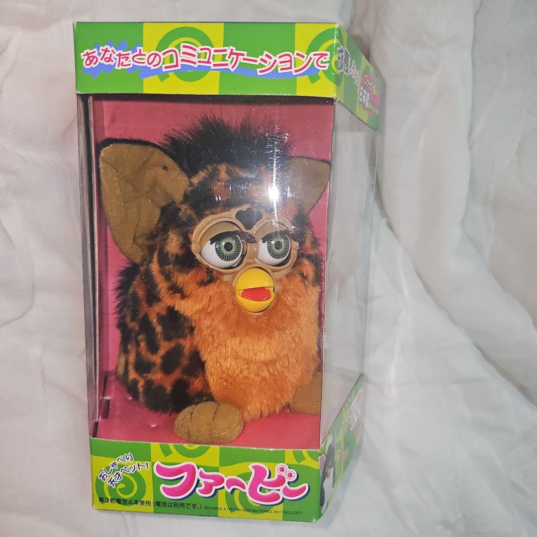 Amazon.co.jp: ファービー 日本語 初代 ヒョウ柄 平成レトロ 豹柄