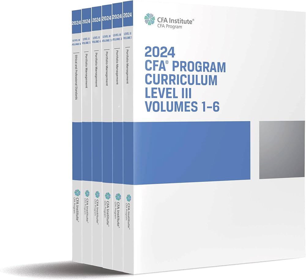 Amazon.com: 2024 CFA Program Curriculum Level III Box Set