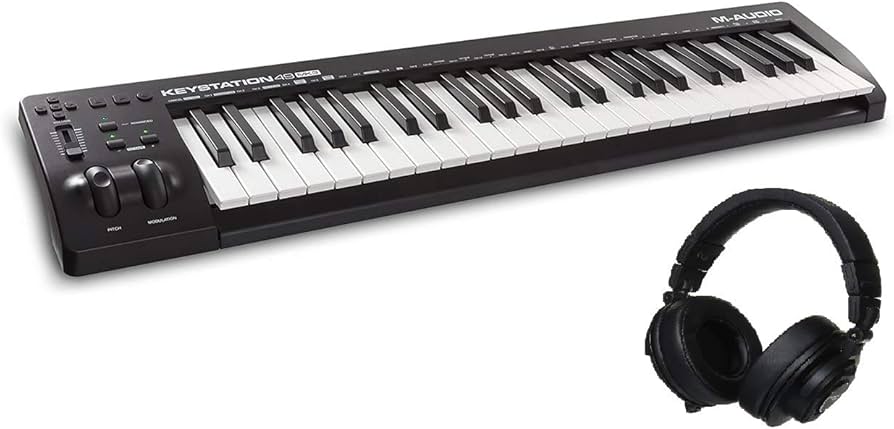Amazon | M-Audio USB MIDIキーボード 49鍵 ピアノ音源ソフト付属