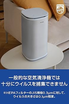 Amazon | Philips(フィリップス) 空気除菌器 空気清浄機 空気除菌 空気