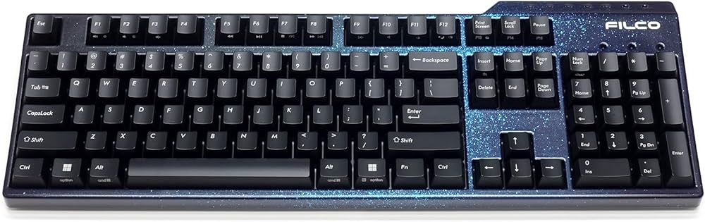 Amazon | FILCO Majestouch Convertible 3 漆銀河青モデル 青軸 フル