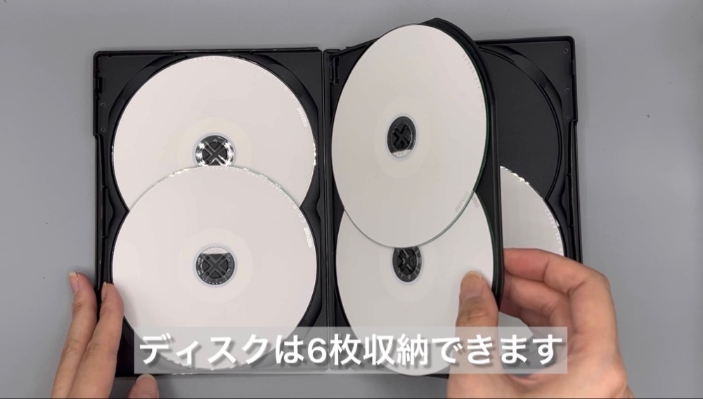 Amazon.co.jp: サンワダイレクト DVDケース 6枚収納 DVDトールケース