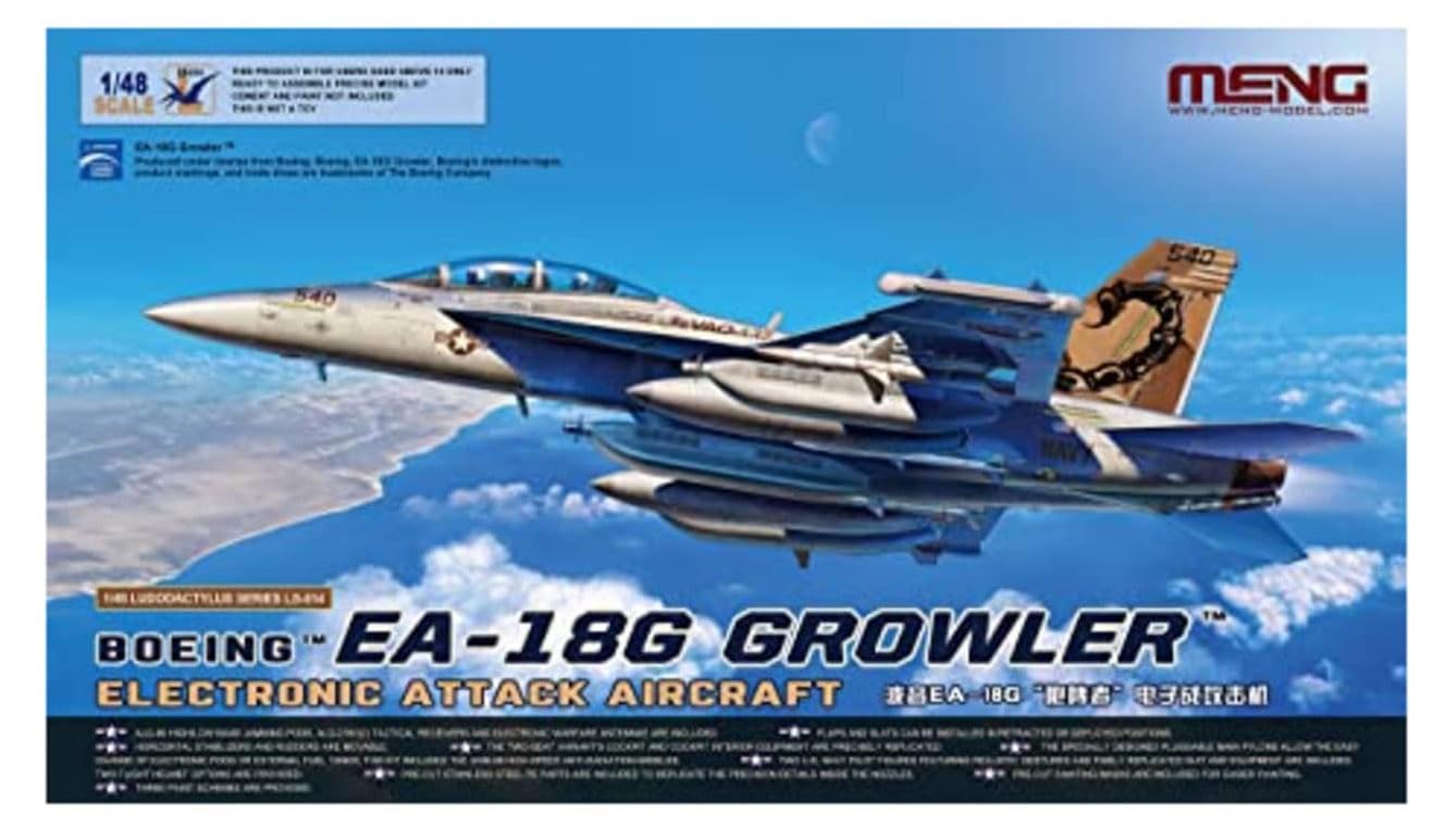 Amazon.com: MENG Model 1:48 - Boeing EA-18 G Growler Attack