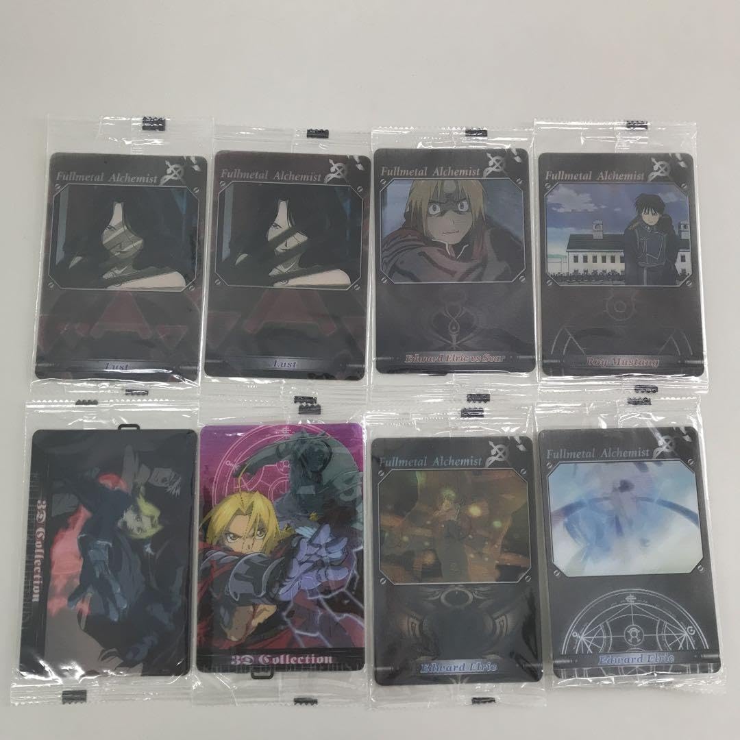 Amazon.co.jp: ➀未開封 森永 鋼の錬金術師 ウエハースカード 3Dカード