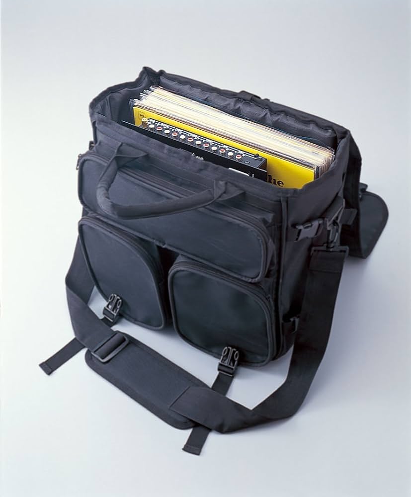 Amazon | キクタニ レコードバッグ LP用 収納枚数 約50枚 リュック