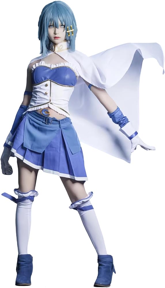 Amazon.co.jp: [M.C かっこいい臣] 美樹さやかコスプレ衣装魔法少女