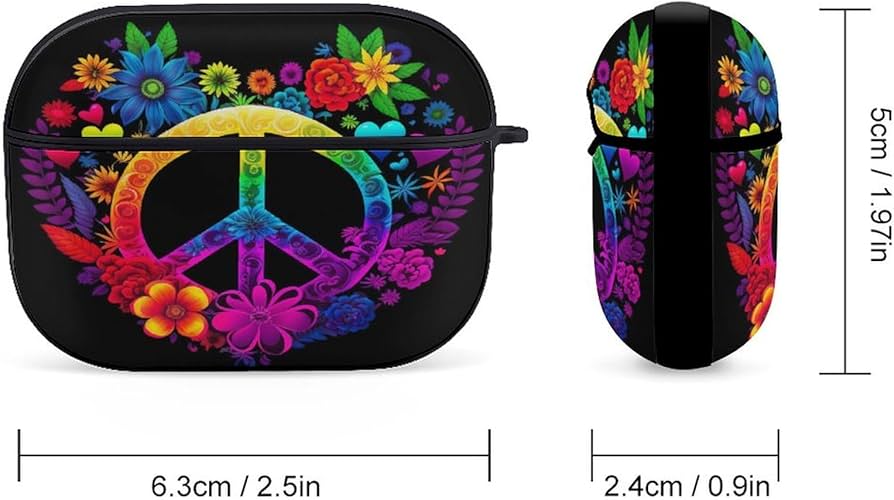 Amazon.com: Peace-Symbol for Airpods Pro(2nd/1st Generation) Case