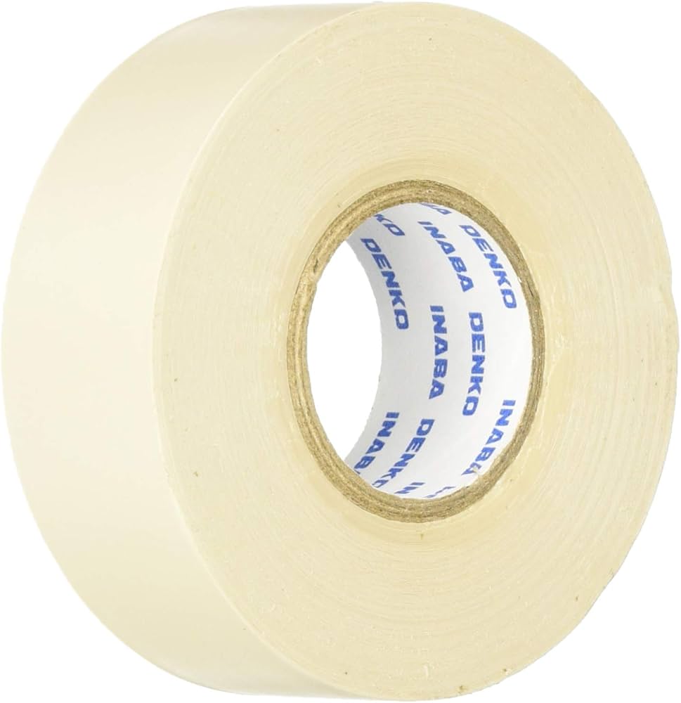 Amazon.co.jp: 因幡電工 粘着テープ 薄厚タイプ 25mm×20m アイボリー