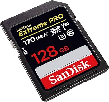Amazon.com: SanDisk 128GB SDXC SD Extreme Pro Memory Card Class 10