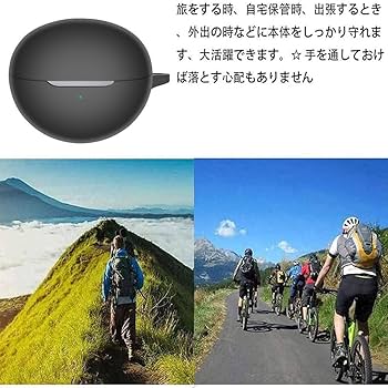 Amazon | For HUAWEI FreeClip ケース [HVUYAL] 紛失防止用のフックを