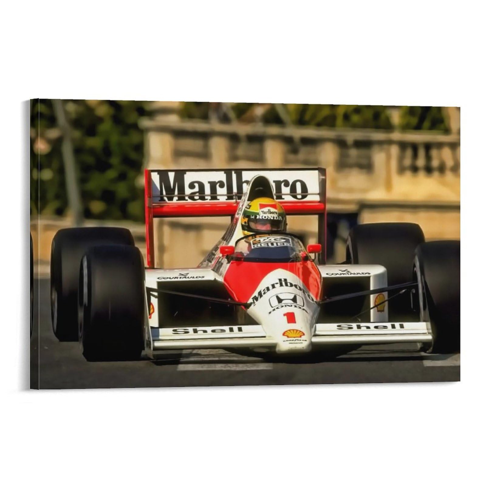 Amazon.co.jp: Ayrton Sennaアイルトン・セナかっこいいレーシングカー