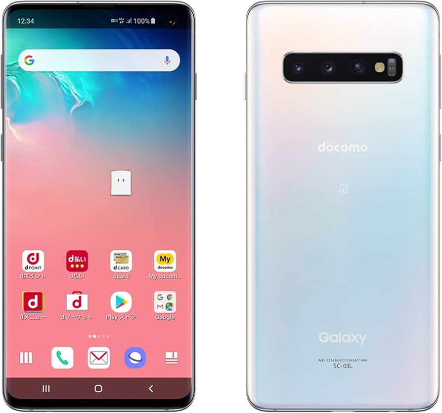 Amazon.co.jp: DOCOMO Galaxy S10 SC-03L prism white : Electronics