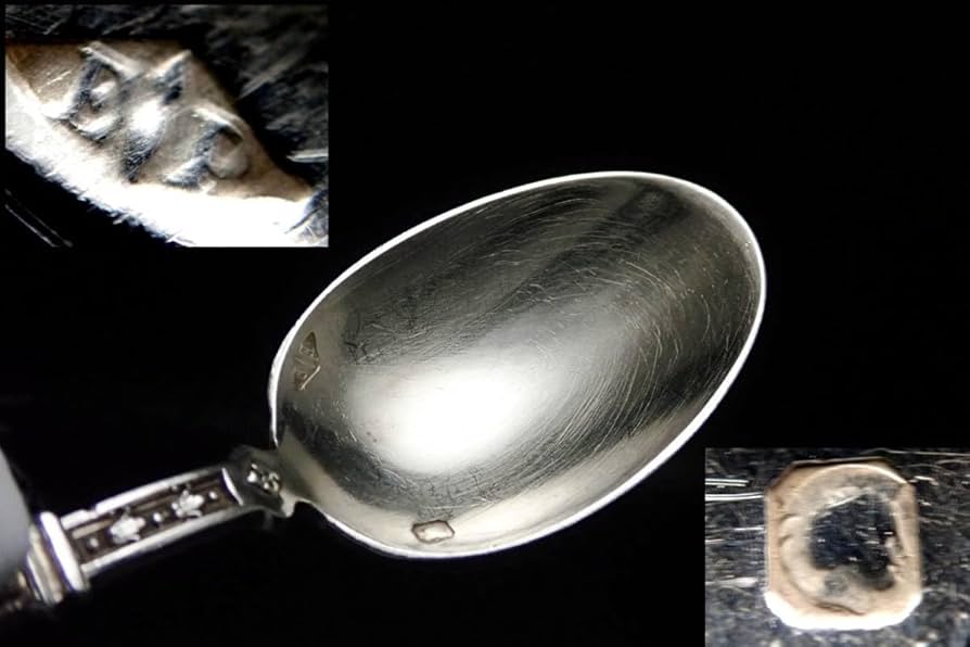 Amazon.co.jp: ピュイフォルカ 純銀950 マスカロン ティー スプーン