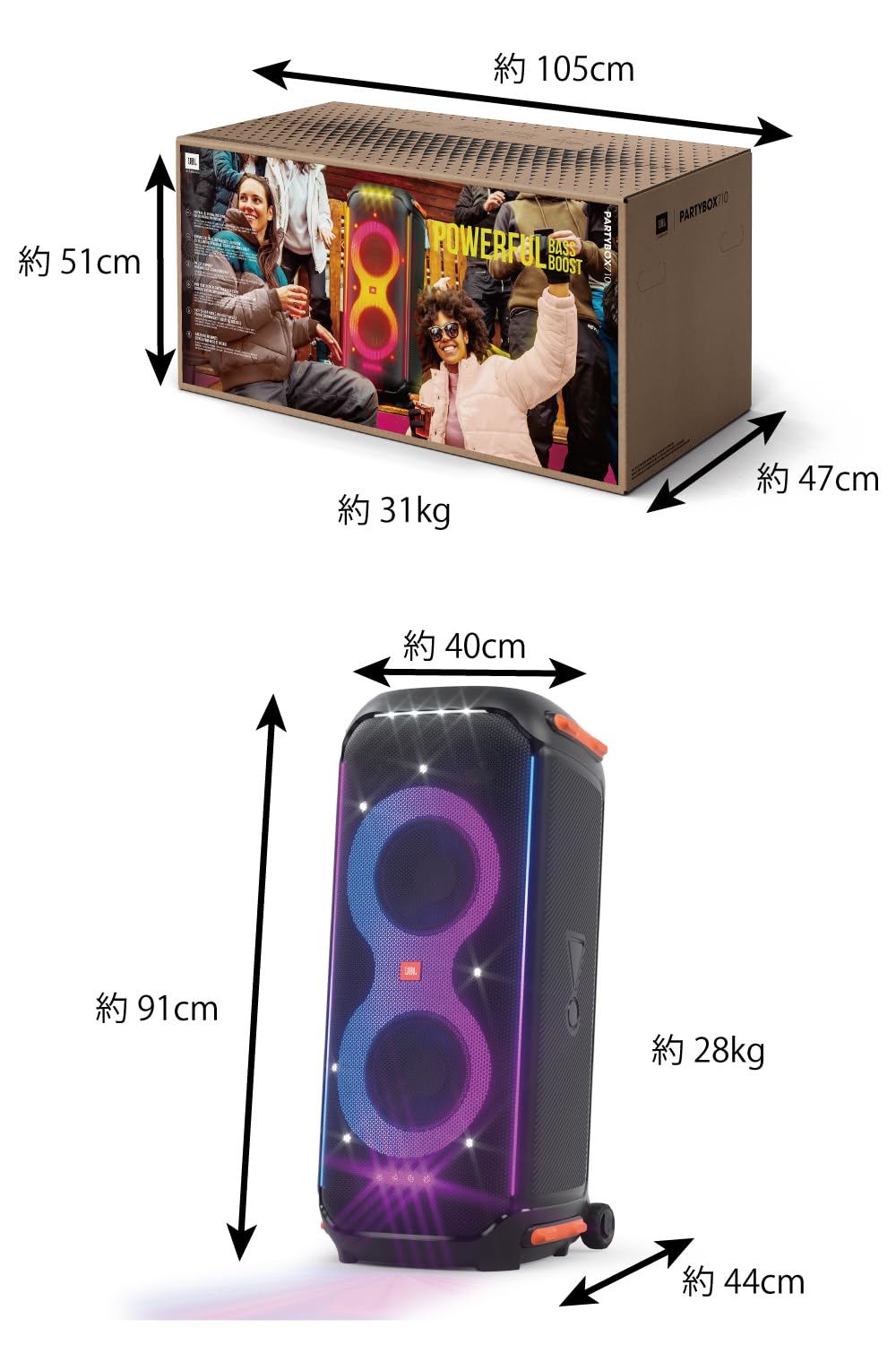 Amazon.co.jp: JBL PARTYBOX710 Bluetooth Speaker Wireless Max