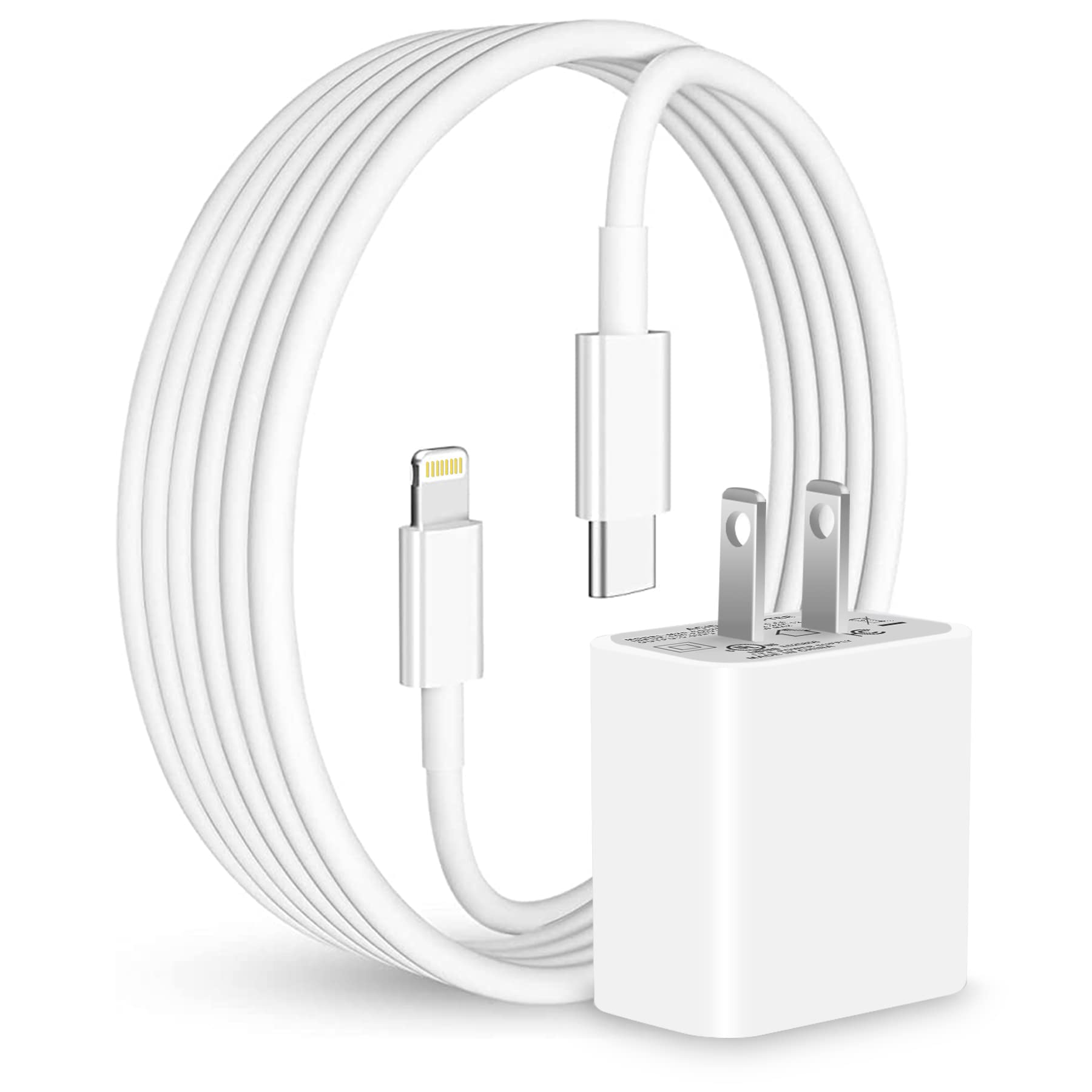 Amazon.com: Charger Fast Charging - [Apple MFi Certified] 20W USB