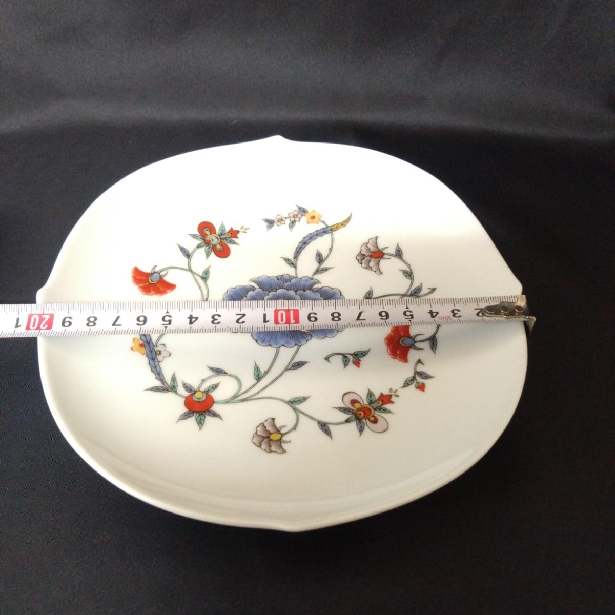 蔵出】☆有田焼 柿右衛門 絵師 館林 古琳庵窯 北斎画 きぬた貝 陶板額