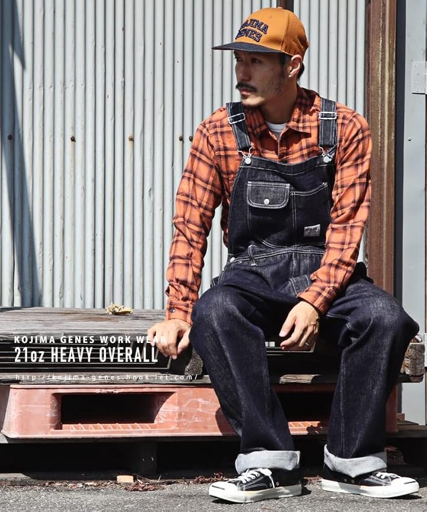 Amazon.co.jp: [児島ジーンズ] KOJIMA GENES 21ozデニムオーバーオール