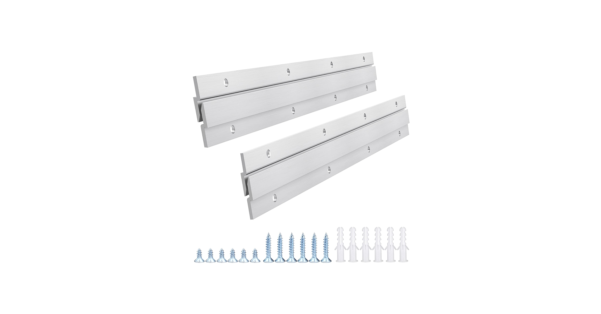 French Cleat Picture Hanger, Aluminum Z Hanger Interlocking Wall