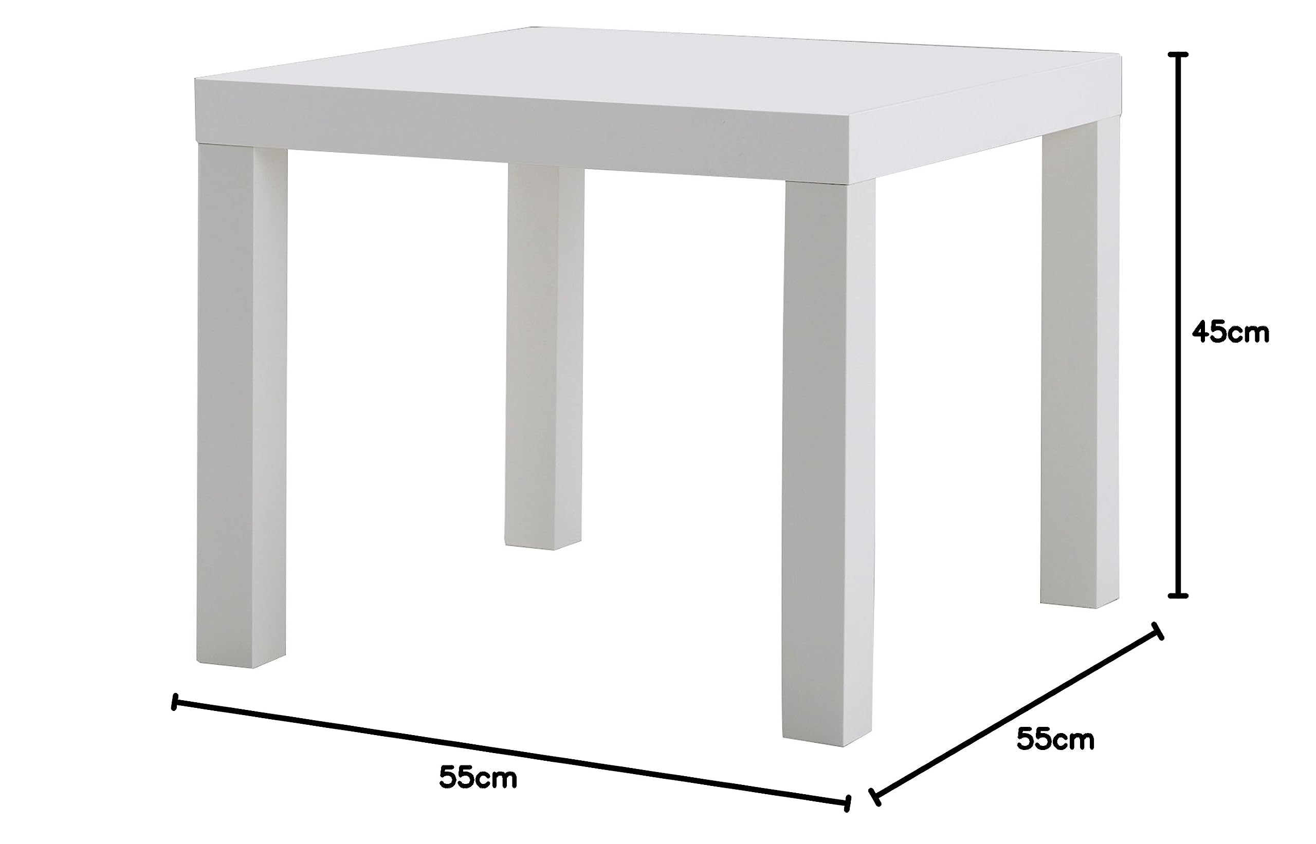 Amazon｜IKEA(イケア) LACK ホワイト 00193664 サイドテーブル