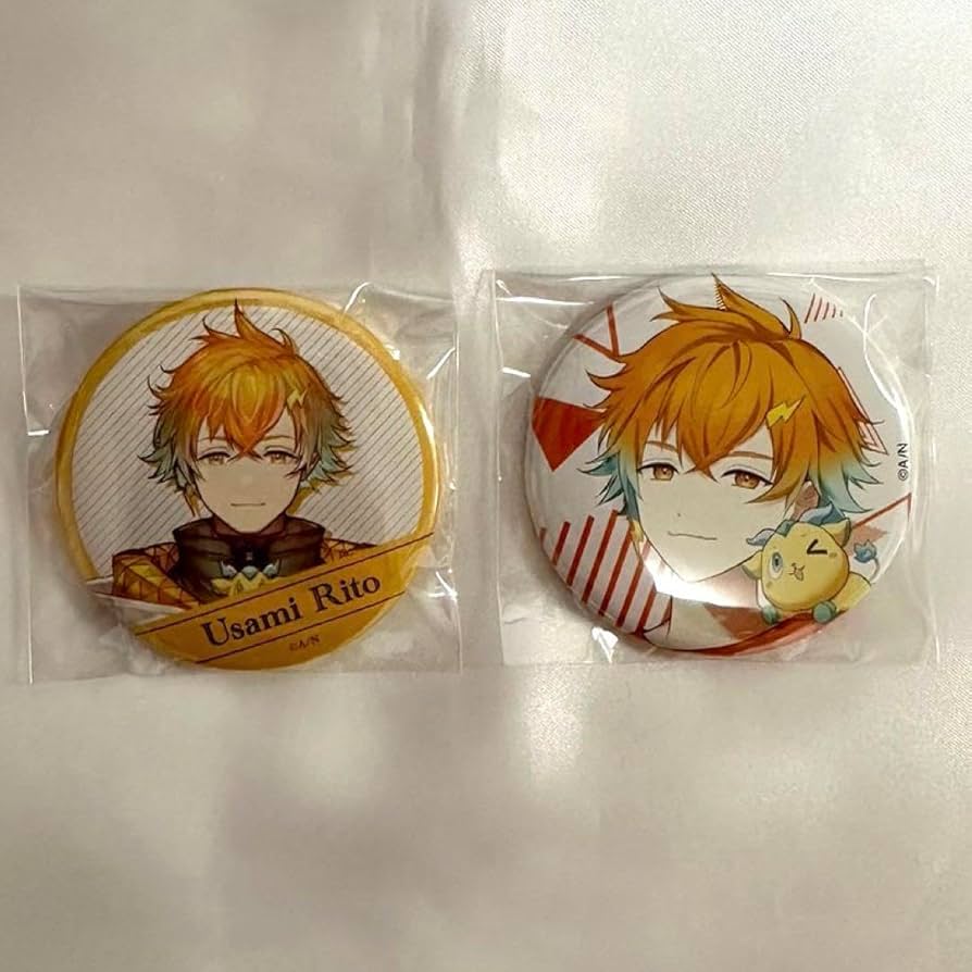 宇佐美リト 缶バッジ 24個 にじさんじ まとめ売り iCouleur 宇佐美リト