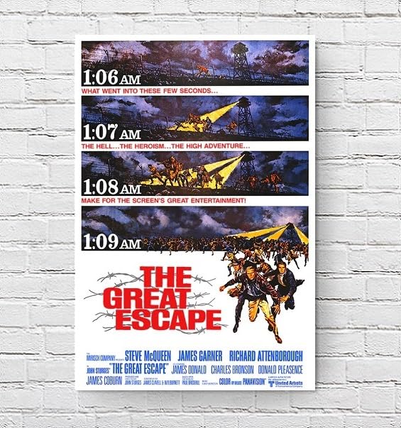 Amazon.co.jp: 映画ポスター 大脱走 THE GREAT ESCAPE スティーブ