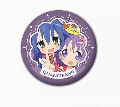 Amazon.co.jp: 缶バッジ らき☆すた 泉こなた 柊かがみ 缶バッジ