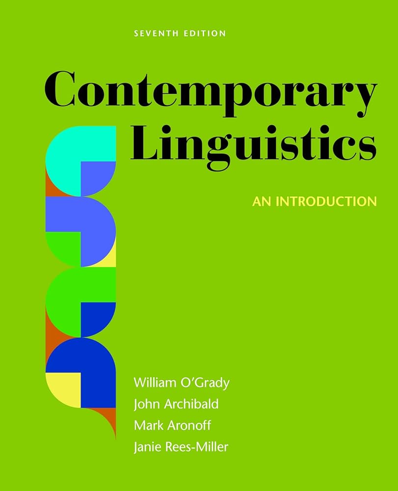 Amazon.com: Contemporary Linguistics: An Introduction