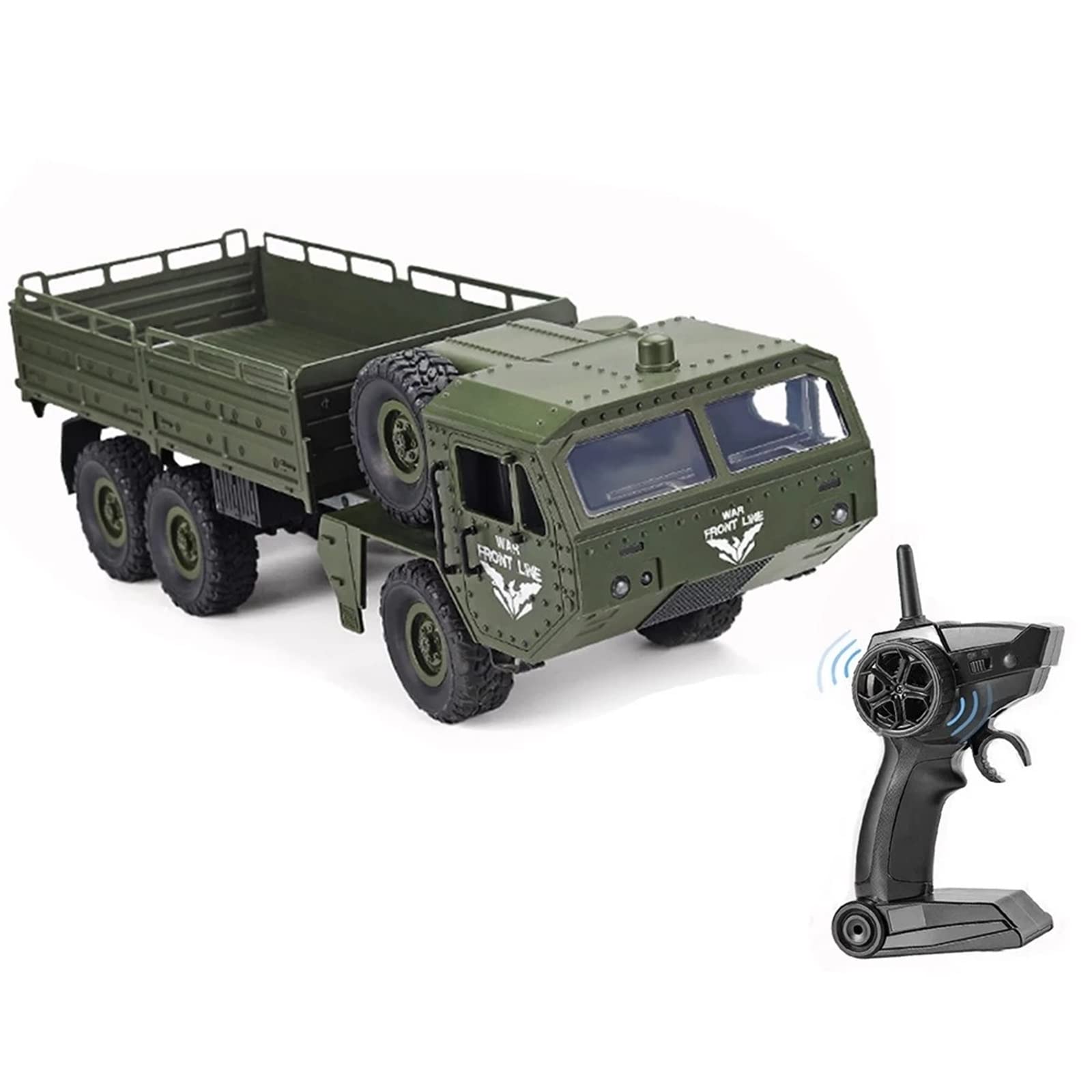 Amazon.co.jp: ラジコンカー RC軍用トラック6WD 2.4gHz陸軍トラック