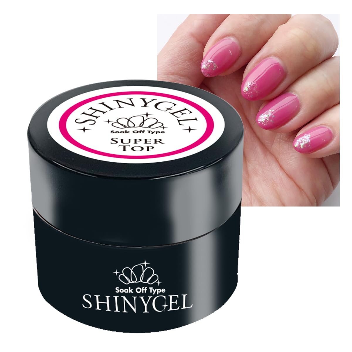 Amazon.co.jp：SHINYGEL シャイニージェル スーパートップ セミハード