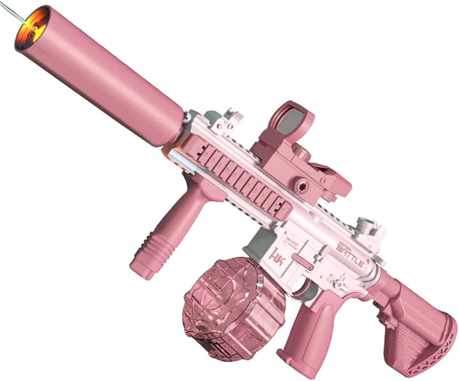 Amazon | Climax Toy ピンク 2024 M416 電動 水鉄砲 LEDライト 日本語