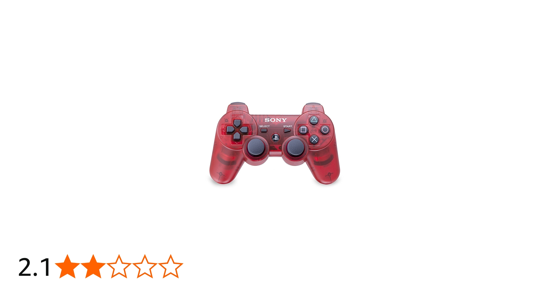 Amazon | Sony DualShock 3 Wireless Controller Crimson Red