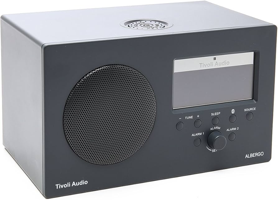 Amazon.com: Tivoli Audio Albergo Bluetooth Clock Radio (GRAPHITE
