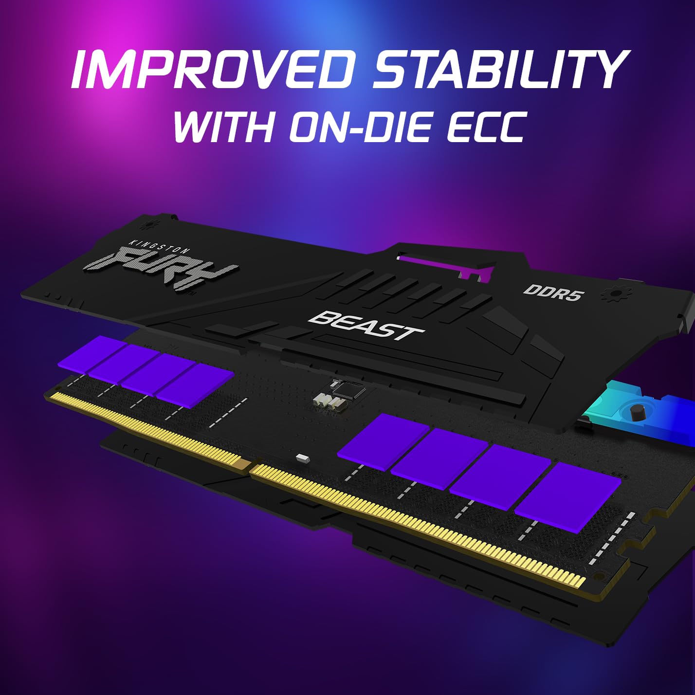 Kingston Fury Beast Black RGB Expo 32GB 6400MT/s DDR5 CL32 DIMM